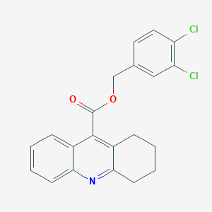 3,4-Dichlorobenzyl 1,2,3,4-tetrahydro-9-acridinecarboxylate