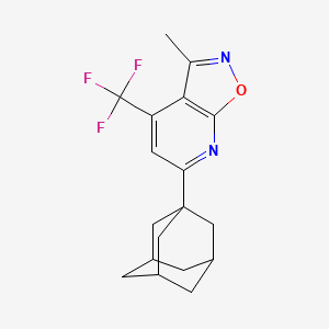 6-(1-adamantyl)-3-methyl-4-(trifluoromethyl)isoxazolo[5,4-b]pyridine