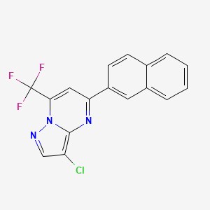 3-chloro-5-(2-naphthyl)-7-(trifluoromethyl)pyrazolo[1,5-a]pyrimidine