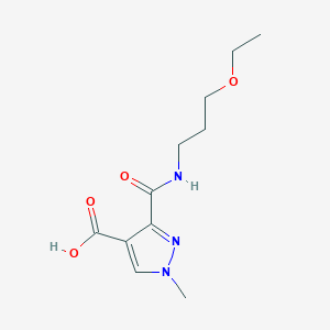 3-{[(3-ethoxypropyl)amino]carbonyl}-1-methyl-1H-pyrazole-4-carboxylic acid