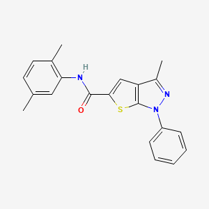 N-(2,5-dimethylphenyl)-3-methyl-1-phenyl-1H-thieno[2,3-c]pyrazole-5-carboxamide