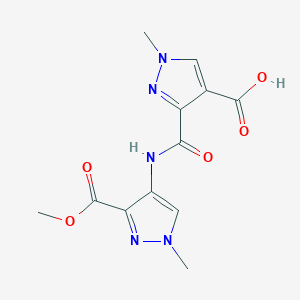 3-({[3-(methoxycarbonyl)-1-methyl-1H-pyrazol-4-yl]amino}carbonyl)-1-methyl-1H-pyrazole-4-carboxylic acid