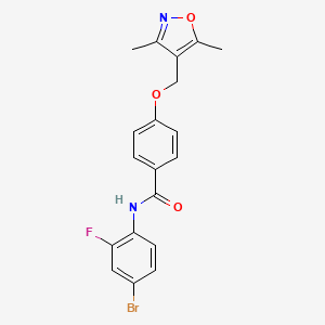 N~1~-(4-BROMO-2-FLUOROPHENYL)-4-[(3,5-DIMETHYL-4-ISOXAZOLYL)METHOXY]BENZAMIDE