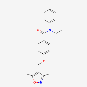 4-[(3,5-DIMETHYL-4-ISOXAZOLYL)METHOXY]-N~1~-ETHYL-N~1~-PHENYLBENZAMIDE