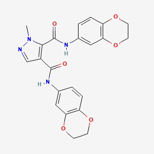 N,N'-di-2,3-dihydro-1,4-benzodioxin-6-yl-1-methyl-1H-pyrazole-4,5-dicarboxamide