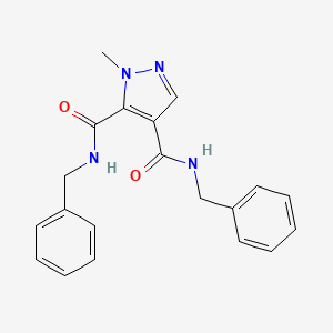 N,N'-dibenzyl-1-methyl-1H-pyrazole-4,5-dicarboxamide