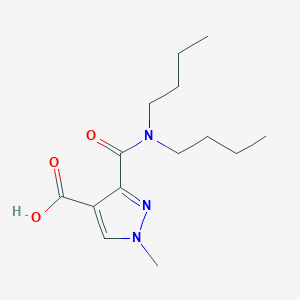 3-[(dibutylamino)carbonyl]-1-methyl-1H-pyrazole-4-carboxylic acid