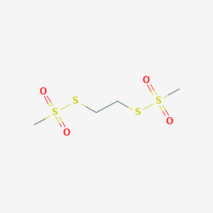 molecular formula C4H10O4S4 B043724 1,2-双(甲基磺酰硫基)乙烷 CAS No. 55-95-8