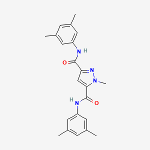 N~3~,N~5~-BIS(3,5-DIMETHYLPHENYL)-1-METHYL-1H-PYRAZOLE-3,5-DICARBOXAMIDE