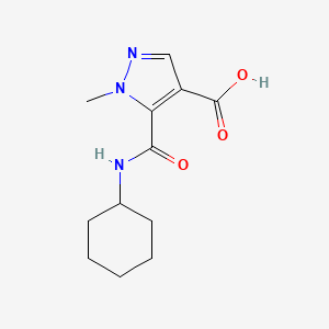 5-[(cyclohexylamino)carbonyl]-1-methyl-1H-pyrazole-4-carboxylic acid