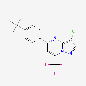 5-(4-tert-butylphenyl)-3-chloro-7-(trifluoromethyl)pyrazolo[1,5-a]pyrimidine