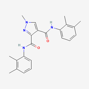 N~3~,N~4~-BIS(2,3-DIMETHYLPHENYL)-1-METHYL-1H-PYRAZOLE-3,4-DICARBOXAMIDE