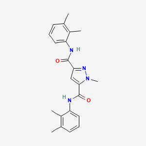 N~3~,N~5~-BIS(2,3-DIMETHYLPHENYL)-1-METHYL-1H-PYRAZOLE-3,5-DICARBOXAMIDE