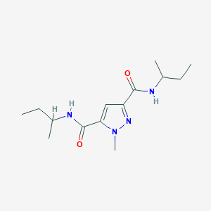 N~3~,N~5~-DI(SEC-BUTYL)-1-METHYL-1H-PYRAZOLE-3,5-DICARBOXAMIDE