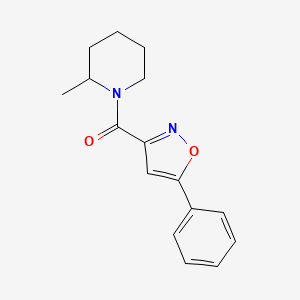 (2-METHYLPIPERIDINO)(5-PHENYL-3-ISOXAZOLYL)METHANONE