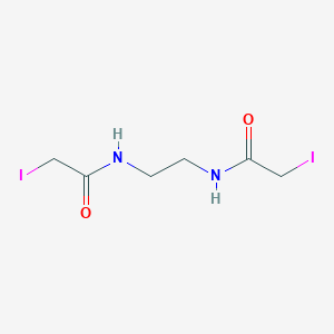 molecular formula C6H10I2N2O2 B043733 N,N'-乙撑二(碘乙酰胺) CAS No. 7250-43-3