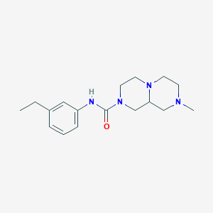 N-(3-ethylphenyl)-8-methyloctahydro-2H-pyrazino[1,2-a]pyrazine-2-carboxamide