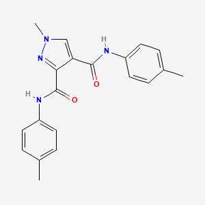 1-METHYL-N~3~,N~4~-BIS(4-METHYLPHENYL)-1H-PYRAZOLE-3,4-DICARBOXAMIDE