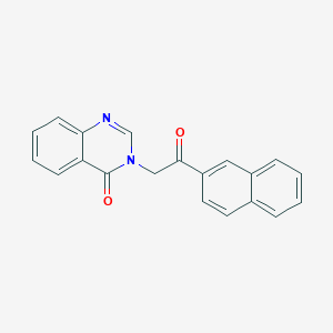 molecular formula C20H14N2O2 B437389 3-(2-Naphthalen-2-yl-2-oxoethyl)quinazolin-4-one CAS No. 284682-65-1