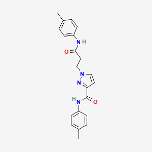 N~3~-(4-METHYLPHENYL)-1-[3-OXO-3-(4-TOLUIDINO)PROPYL]-1H-PYRAZOLE-3-CARBOXAMIDE