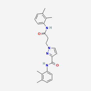 1-[3-(2,3-DIMETHYLANILINO)-3-OXOPROPYL]-N~3~-(2,3-DIMETHYLPHENYL)-1H-PYRAZOLE-3-CARBOXAMIDE