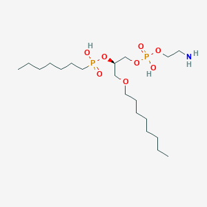 B043741 1-O-Octyl-2-heptylphosphonyl-SN-glycero-3-phosphoethanolamine CAS No. 120411-63-4