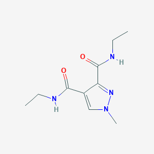 3-N,4-N-diethyl-1-methylpyrazole-3,4-dicarboxamide