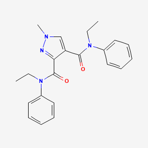 N~3~,N~4~-DIETHYL-1-METHYL-N~3~,N~4~-DIPHENYL-1H-PYRAZOLE-3,4-DICARBOXAMIDE