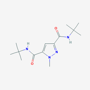 N~3~,N~5~-DI(TERT-BUTYL)-1-METHYL-1H-PYRAZOLE-3,5-DICARBOXAMIDE