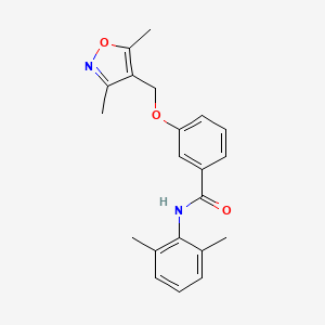 3-[(3,5-DIMETHYL-4-ISOXAZOLYL)METHOXY]-N~1~-(2,6-DIMETHYLPHENYL)BENZAMIDE