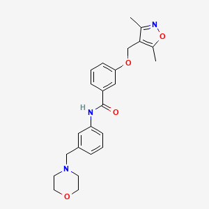 3-[(3,5-DIMETHYL-4-ISOXAZOLYL)METHOXY]-N~1~-[3-(MORPHOLINOMETHYL)PHENYL]BENZAMIDE