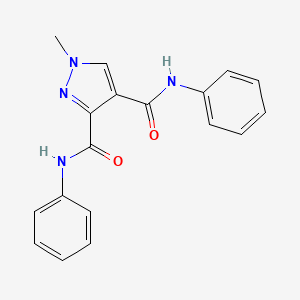 1-METHYL-N~3~,N~4~-DIPHENYL-1H-PYRAZOLE-3,4-DICARBOXAMIDE