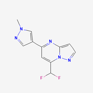 7-(difluoromethyl)-5-(1-methyl-1H-pyrazol-4-yl)pyrazolo[1,5-a]pyrimidine