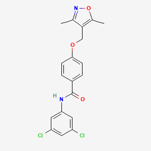 N-(3,5-dichlorophenyl)-4-[(3,5-dimethyl-4-isoxazolyl)methoxy]benzamide