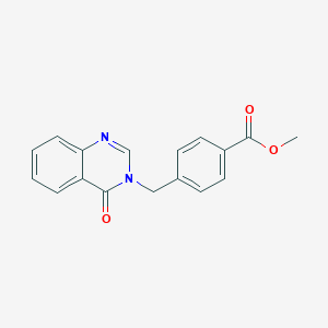 molecular formula C17H14N2O3 B437462 Methyl 4-[(4-oxoquinazolin-3-yl)methyl]benzoate CAS No. 674350-53-9