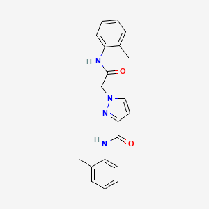 N-(2-methylphenyl)-1-{2-[(2-methylphenyl)amino]-2-oxoethyl}-1H-pyrazole-3-carboxamide