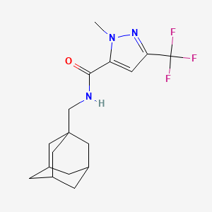 N-(1-adamantylmethyl)-1-methyl-3-(trifluoromethyl)-1H-pyrazole-5-carboxamide