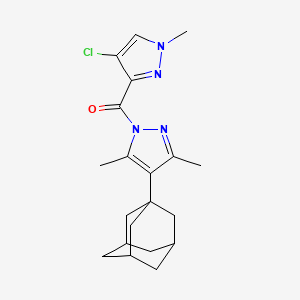 [4-(1-ADAMANTYL)-3,5-DIMETHYL-1H-PYRAZOL-1-YL](4-CHLORO-1-METHYL-1H-PYRAZOL-3-YL)METHANONE