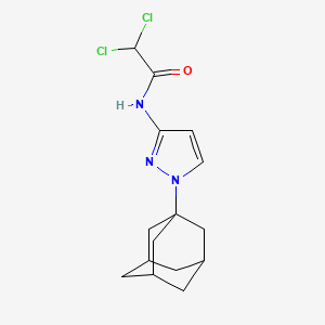 N-[1-(1-adamantyl)-1H-pyrazol-3-yl]-2,2-dichloroacetamide