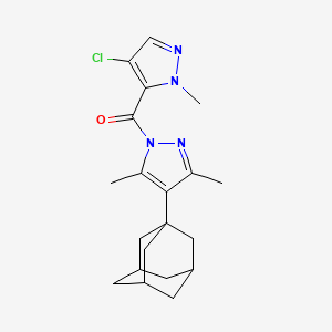 [4-(1-ADAMANTYL)-3,5-DIMETHYL-1H-PYRAZOL-1-YL](4-CHLORO-1-METHYL-1H-PYRAZOL-5-YL)METHANONE