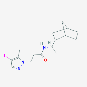 N~1~-(1-BICYCLO[2.2.1]HEPT-2-YLETHYL)-3-(4-IODO-5-METHYL-1H-PYRAZOL-1-YL)PROPANAMIDE