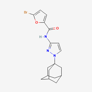 N-[1-(1-adamantyl)-1H-pyrazol-3-yl]-5-bromo-2-furamide