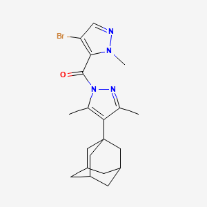 [4-(1-ADAMANTYL)-3,5-DIMETHYL-1H-PYRAZOL-1-YL](4-BROMO-1-METHYL-1H-PYRAZOL-5-YL)METHANONE