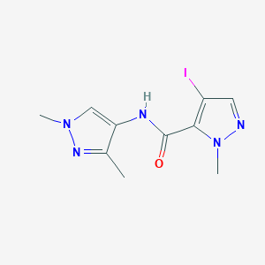 N-(1,3-dimethyl-1H-pyrazol-4-yl)-4-iodo-1-methyl-1H-pyrazole-5-carboxamide