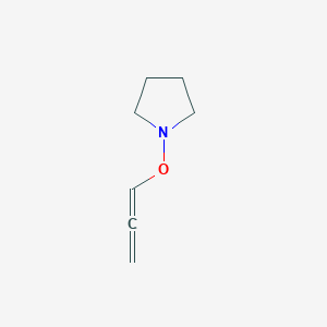 B043764 Pyrrolidine, 1-(1,2-propadienyloxy)-(9CI) CAS No. 113377-57-4