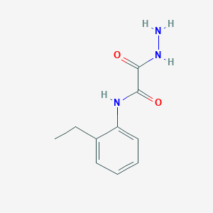 molecular formula C10H13N3O2 B4376546 N-(2-ethylphenyl)-2-hydrazino-2-oxoacetamide 