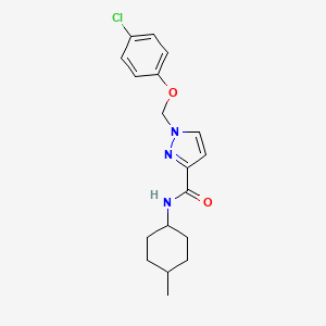 1-[(4-CHLOROPHENOXY)METHYL]-N~3~-(4-METHYLCYCLOHEXYL)-1H-PYRAZOLE-3-CARBOXAMIDE