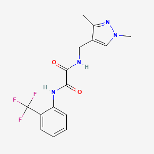 N-[(1,3-DIMETHYL-1H-PYRAZOL-4-YL)METHYL]-N-[2-(TRIFLUOROMETHYL)PHENYL]ETHANEDIAMIDE