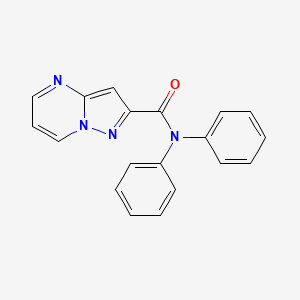 N,N-diphenylpyrazolo[1,5-a]pyrimidine-2-carboxamide