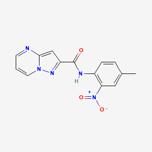 N-(4-methyl-2-nitrophenyl)pyrazolo[1,5-a]pyrimidine-2-carboxamide